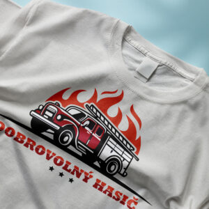 Tričko - Retro dobrovolný hasič